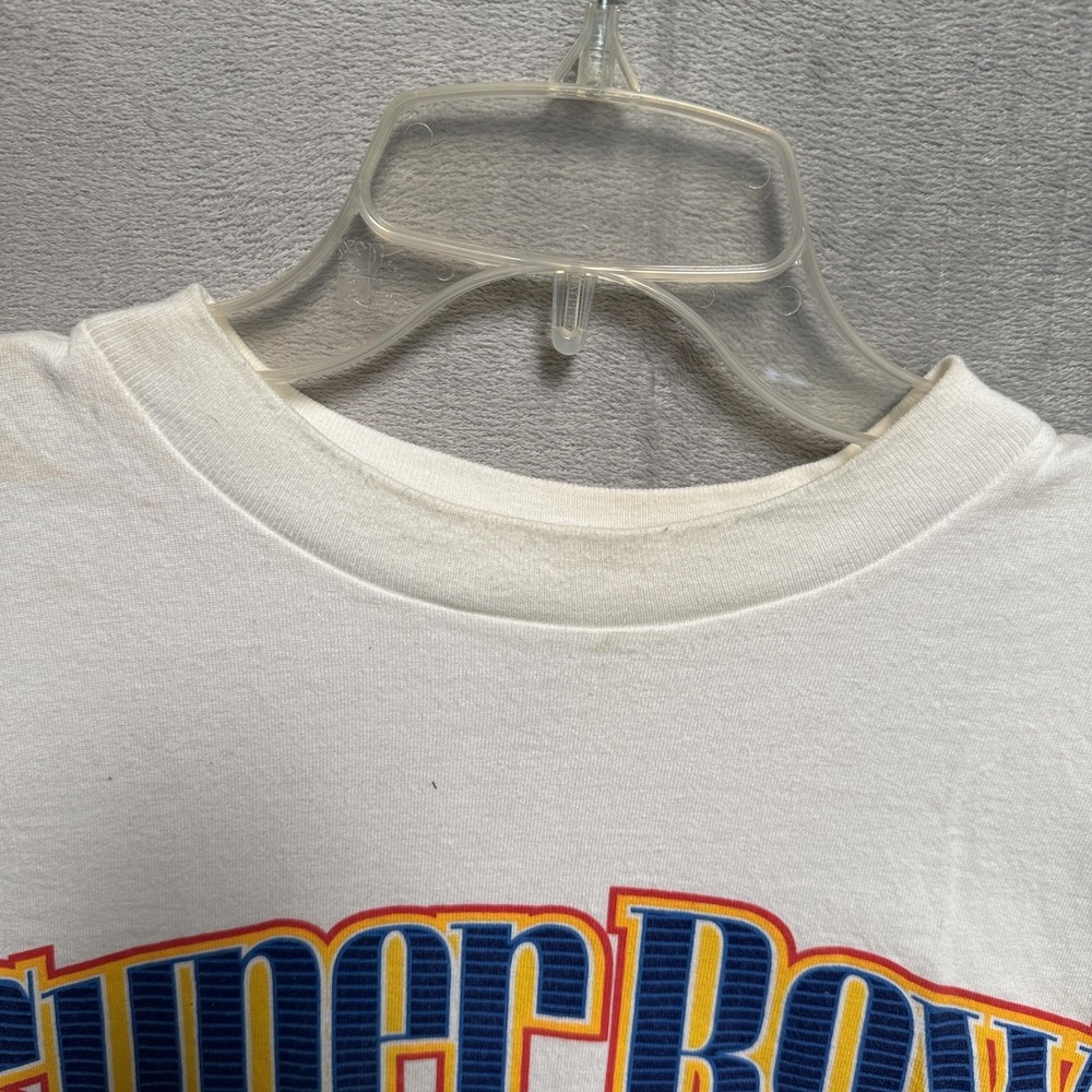 Vintage Green Bay Packers Denver Broncos Shirt Mens XL NFL Super Bowl Logo 7 90s - Picture 6 of 10